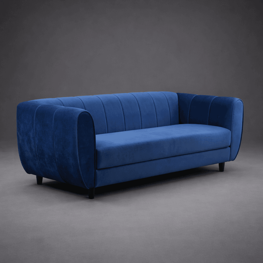 Sofa Paris 4 Puestos Tela Velvet