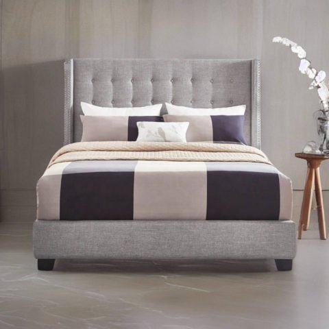 Combo premier colchon base cama espaldar de kaiu home con envio gratis