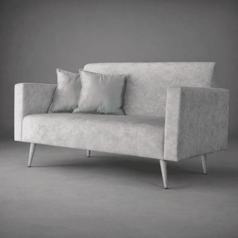 Sofa Apolo Gris + 2 Cojines