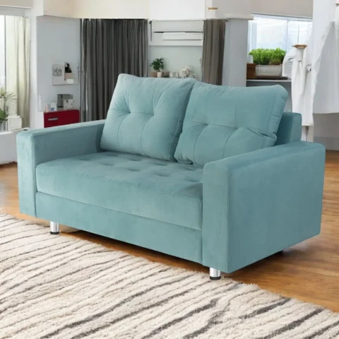 Sofa Viena Moderno Tela Suave