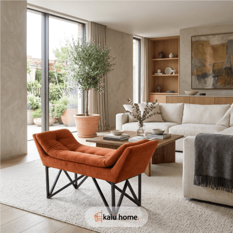 Puff Magnus Cobre Extra Suave en Acero