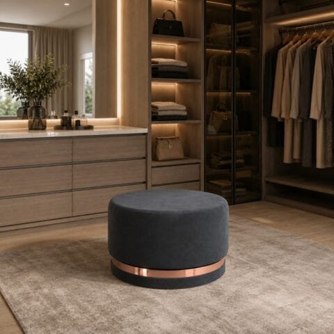Puff Moon Black Luxury