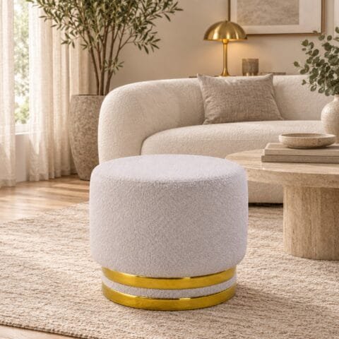 Puff Nube Polar Luxury Blanco